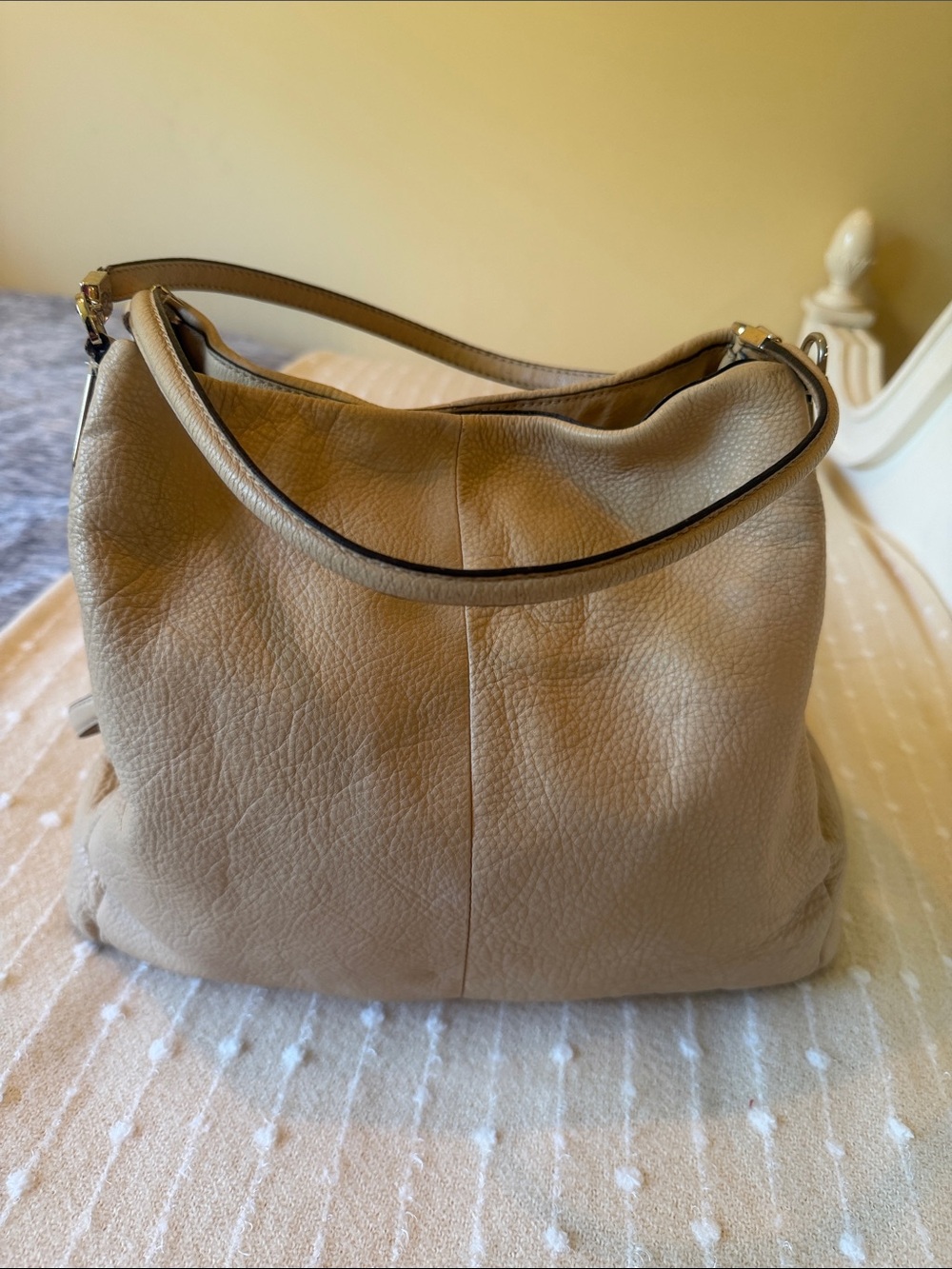 Coach Madison Phoebe Slouchy Bag in Tan